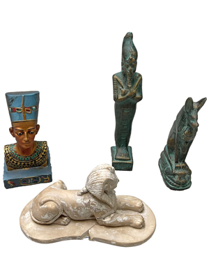 Egyptian Table Ornaments Props, Prop Hire