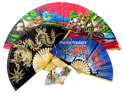 Chinese Fans Props, Prop Hire