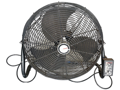 Black Industrial Fan Props, Prop Hire