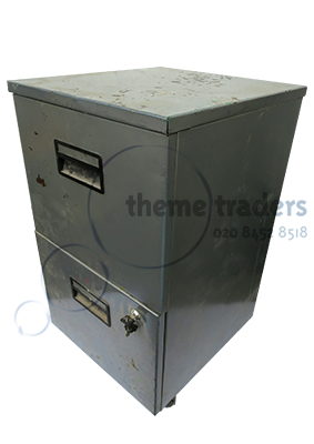 Two Drawers Filing Cabinet Props, Prop Hire