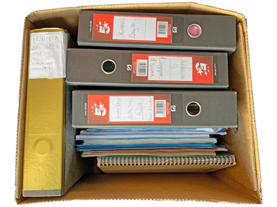 Office Files With Papers (Box) Props, Prop Hire