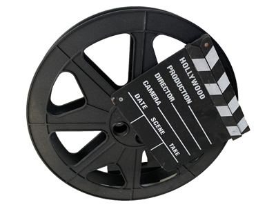 Freestanding Film Reels Props, Prop Hire