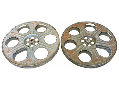 Collectors Vintage Film Reels Props, Prop Hire