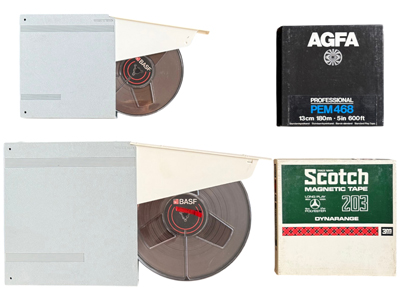 Large Selection Reel to Reel Tapes New and Used Props, Prop Hire
