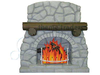 Large Fireplace Props, Prop Hire