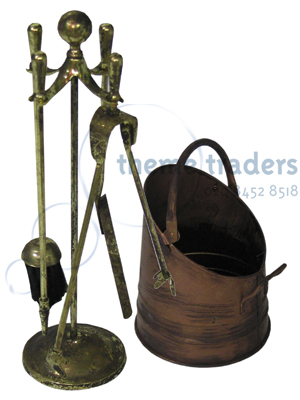 Assorted Fireplaces Pokers with Scuttles Props, Prop Hire