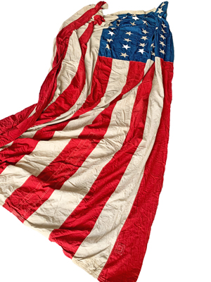 Flag USA 45 Star Vintage Props, Prop Hire