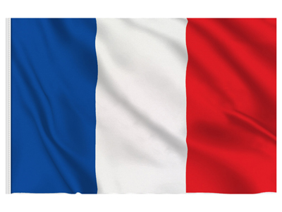 Giant French Flag Props, Prop Hire