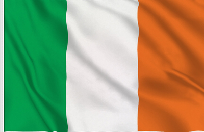 4 Metre Retro Ireland Flag Props, Prop Hire