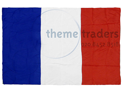 French Flag Backdrop Props, Prop Hire