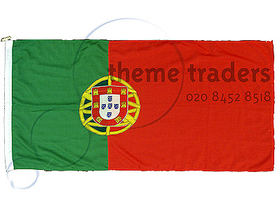 Stitched Portugal 3.55 Metre Flags Props, Prop Hire