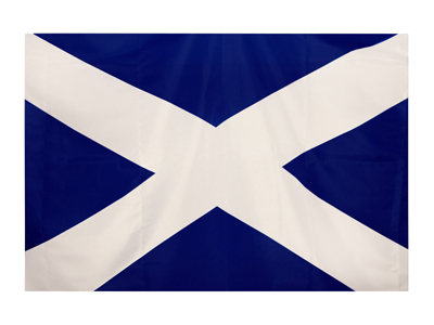 Stitched Scottish Flag 2 Metres Props, Prop Hire