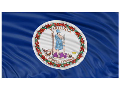 Virginia American state Flag Props, Prop Hire