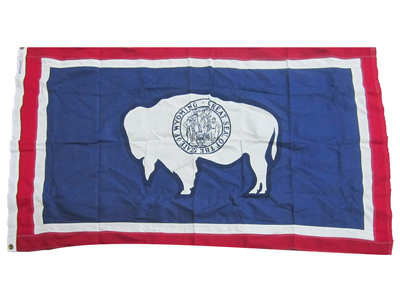 Wyoming State Flag Props, Prop Hire