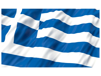 Greece Flag Small Props, Prop Hire