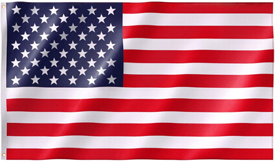 8Ft USA Stitched Flag Props, Prop Hire