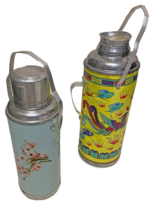 Chinese Vacuum Flasks Props, Prop Hire