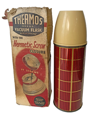 Vintage Vacuum Flask Props, Prop Hire