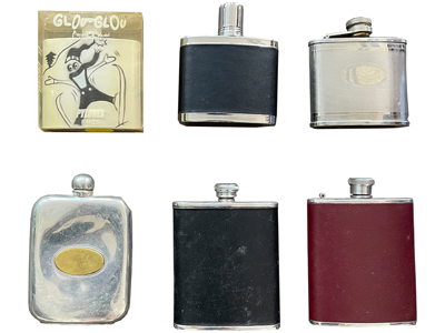 Hip Flasks Props, Prop Hire