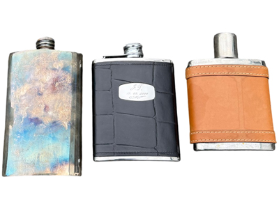Period Hip Flasks Props, Prop Hire