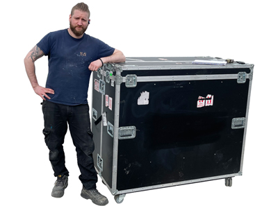 Massive Flight Backstage Cases Props, Prop Hire