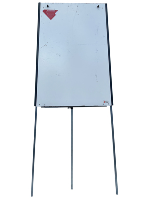 Retro Whiteboard/Flipchart Props, Prop Hire