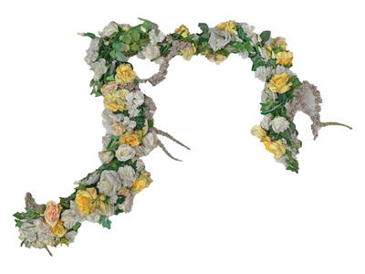 Lush Thick Flower Garlands Props, Prop Hire