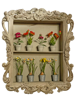 Flower Pots In Frame Props, Prop Hire