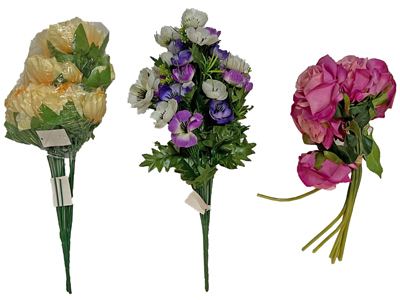 Colourful Bright Flower Bunches Props, Prop Hire