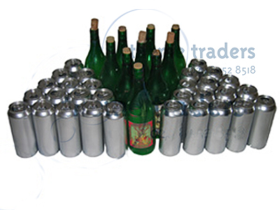 Pub Bottles and Cans(price per 4 items) Props, Prop Hire