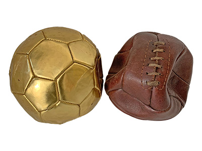 Leather Football Props, Prop Hire