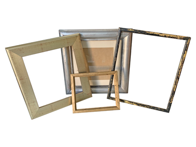 Medium Size Gold and Silver Frames Props, Prop Hire