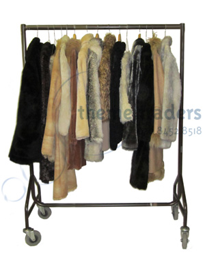 Rack of Fur Coats Props, Prop Hire