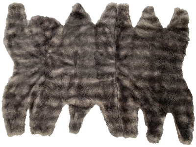 Animal Skin Fur Fabric Pelt Rug Hanging Props, Prop Hire