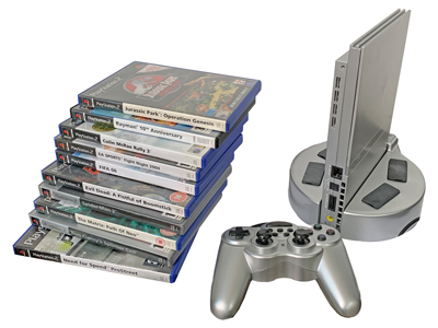 Sony Playstation Complete with Games Props, Prop Hire