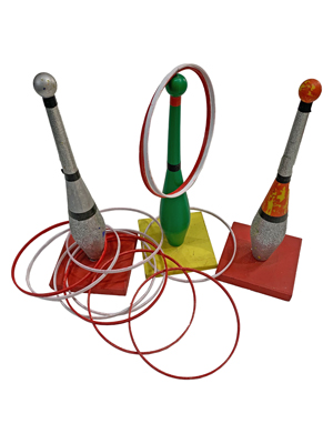 Hoopla Juggling Clubs Props, Prop Hire