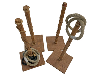 Medieval Hoopla Game Props, Prop Hire