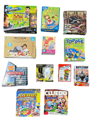 Childrens Games in Boxes Props, Prop Hire