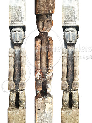 Large Primitive Statue Carvings Props, Prop Hire