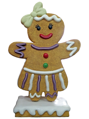 Gingerbread Girl Props, Prop Hire