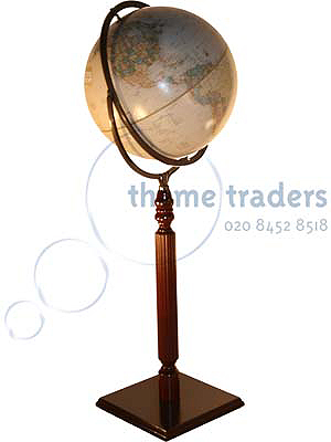 Globes of the World on Stands Props, Prop Hire