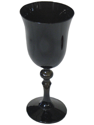 Black Drinking Crystal Glasses (300 available) Props, Prop Hire