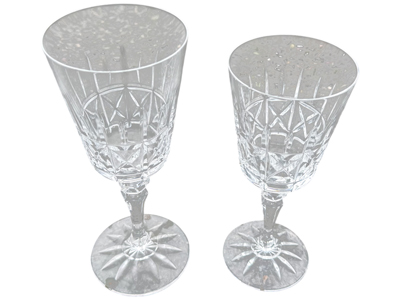 Crystal Wine Glasses Props, Prop Hire