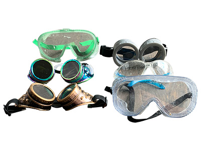 Industrial Steampunk Goggles Props, Prop Hire