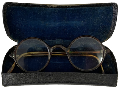 Period Spectacles Glasses In Case Props, Prop Hire