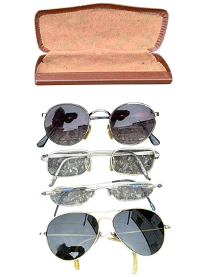 Mens Retro Glasses and Sunglasses Props, Prop Hire