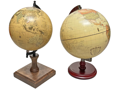 Prestige 35 Centimetre World Globes Props, Prop Hire