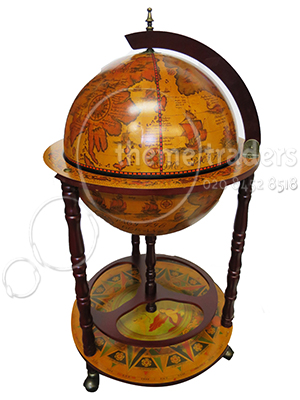 Globe Drinks Cabinet Props, Prop Hire