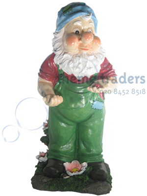 Garden Gnome Green Trousers Statues Props, Prop Hire