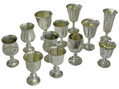 Pewter Goblet - Collage (500 available) Props, Prop Hire